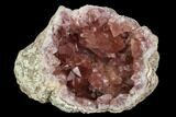 Pink Amethyst Geode Section - Argentina #124170-1